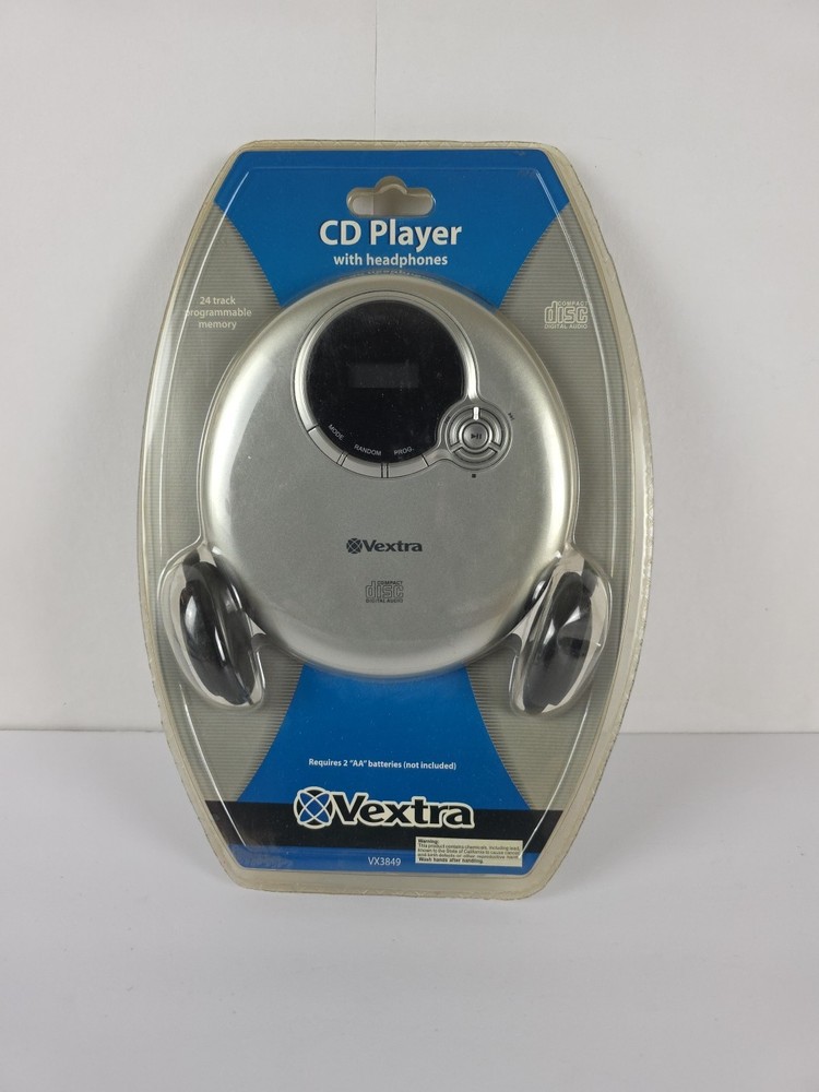 Vintage Vextra CD Player NEW/SEALED Programmable Memory Silver