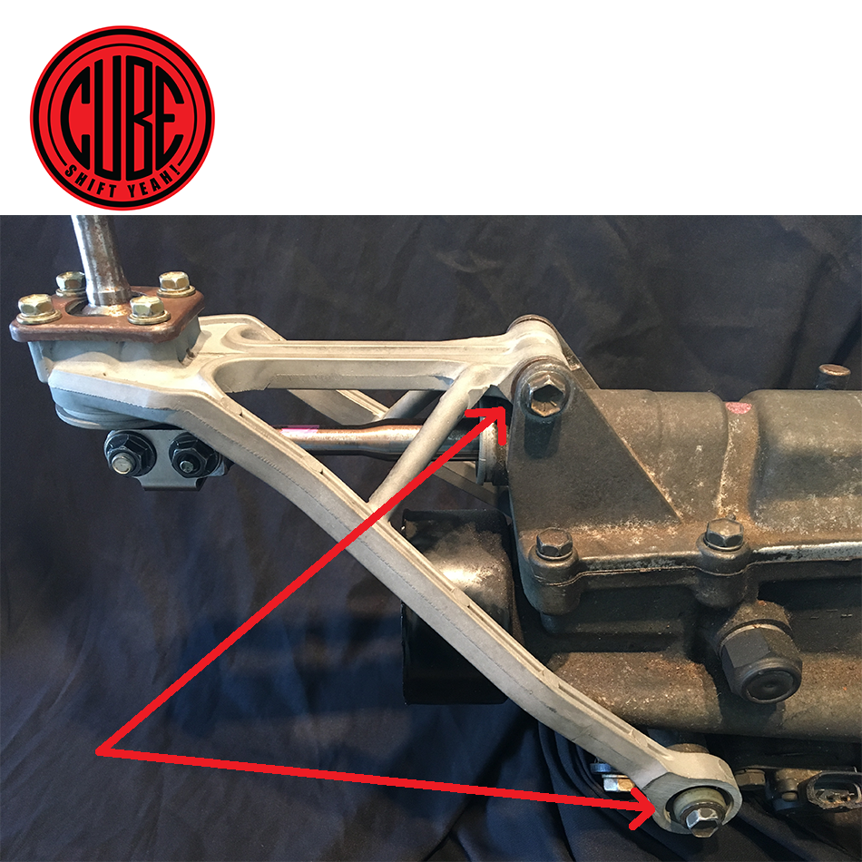 CUBE Speed R154 Tripod Shifter Frame SOLID BUSHING KIT for Chaser MK2 Tourer V