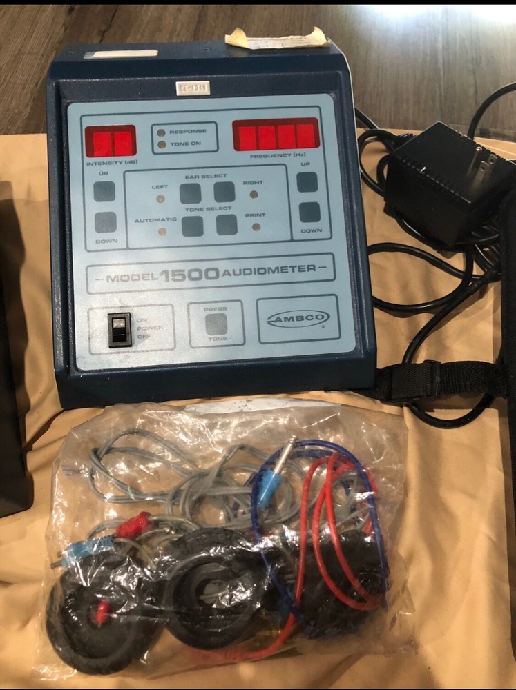 Blue Ambco 1000 & 1500 Audiometer