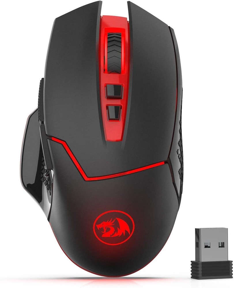 Advanced Ergonomic Wireless Gaming Mouse - Fast Response, 2400 DPI, USB Receiver