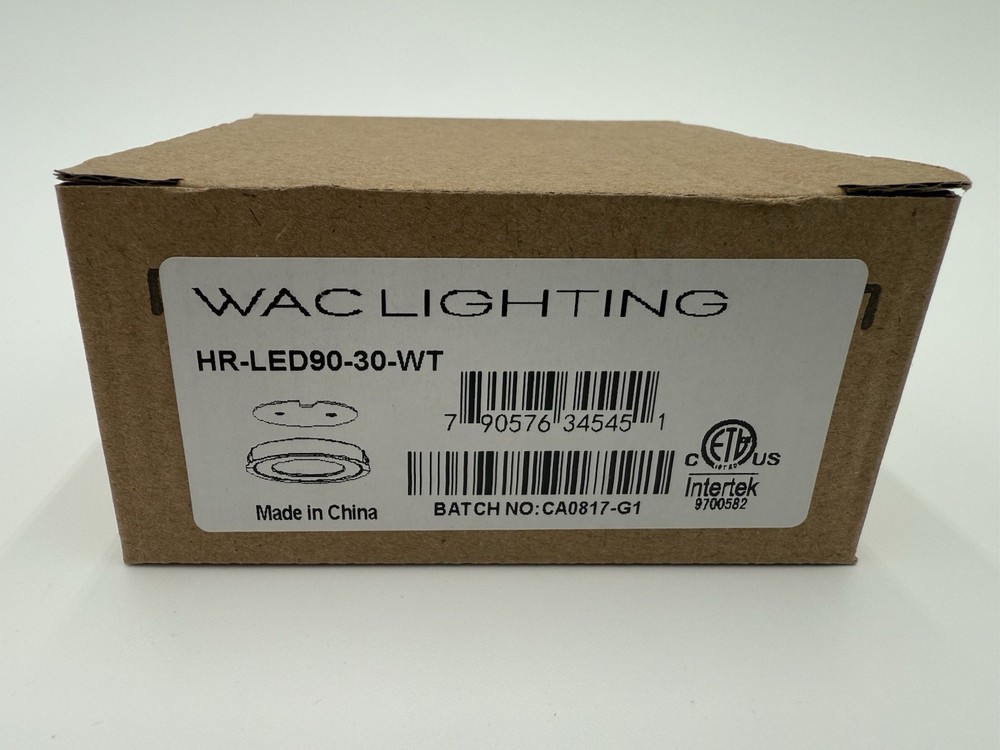 WAC Lighting HR-LED90-30-WT 3” LEDme Button Light - White