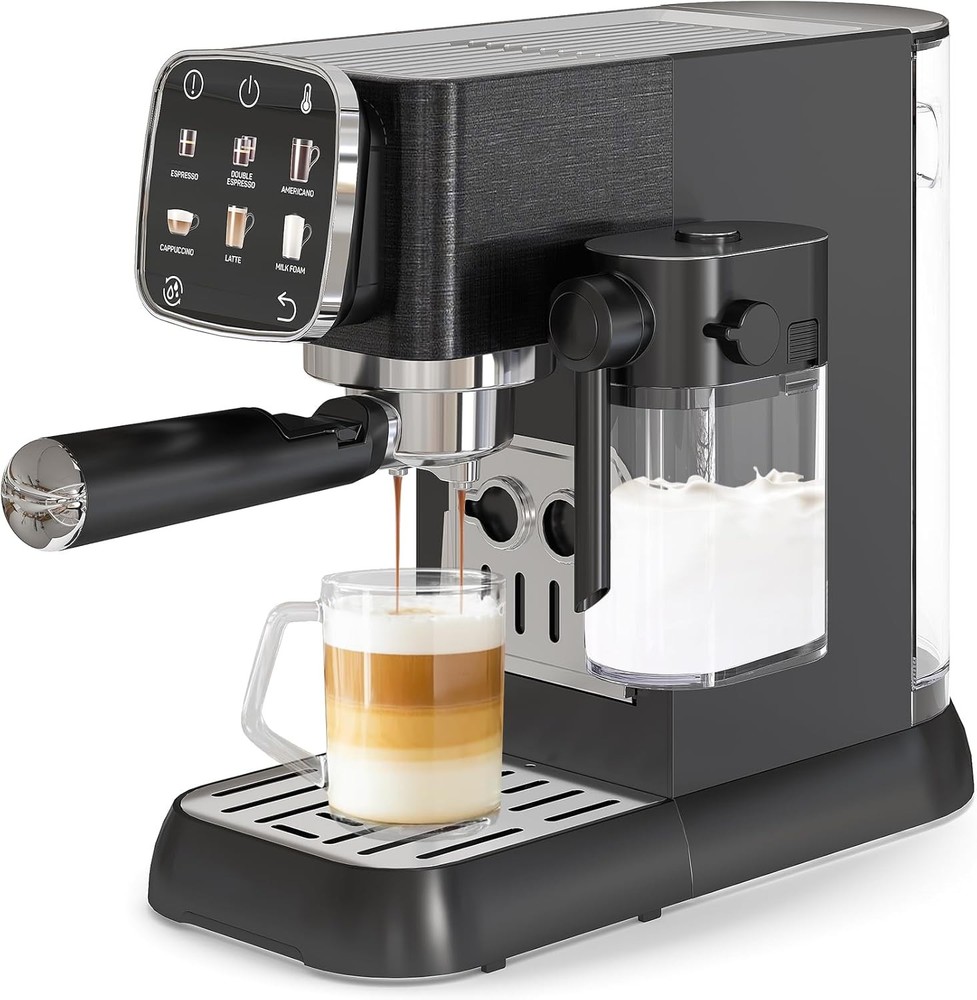Espresso Machine 20 Bar, Semi-Automatic Professional Coffee Machine for Cappucci
