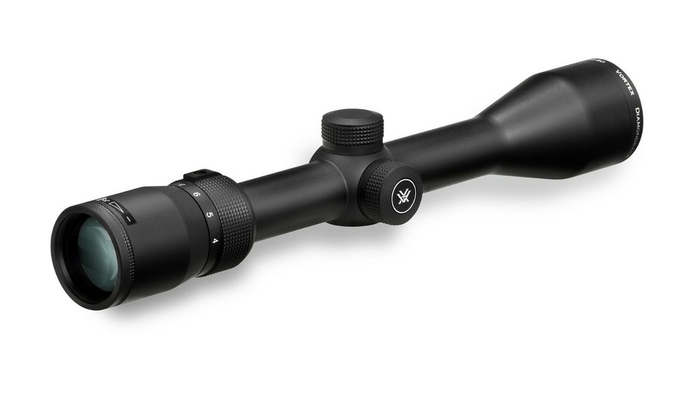 Vortex Diamondback 4-12x40 Riflescope Dead-Hold BDC MOA w/Camo Forest Hat Bundle