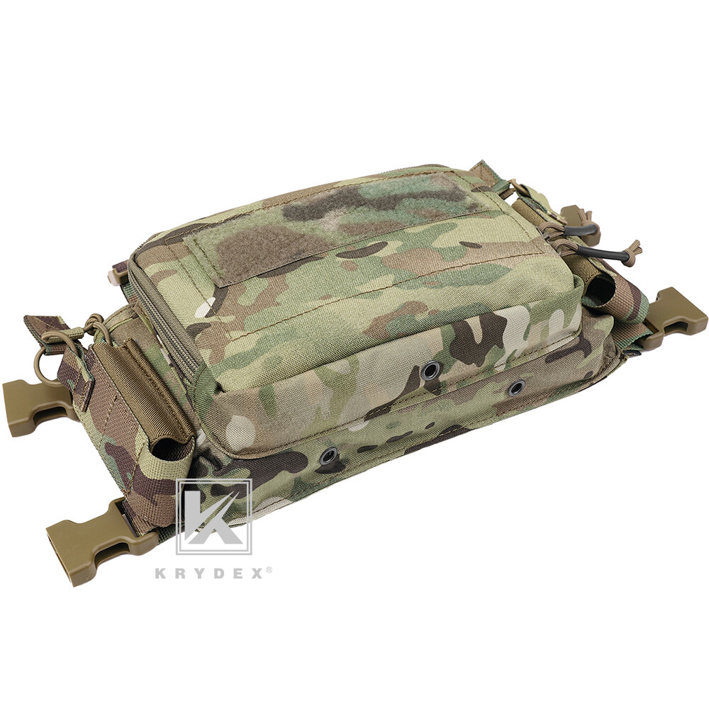 KRYDEX Tactical D3CRM Chest Rig 5.56 / 7.62 Rifle Pistol Magazine Pouch Placard