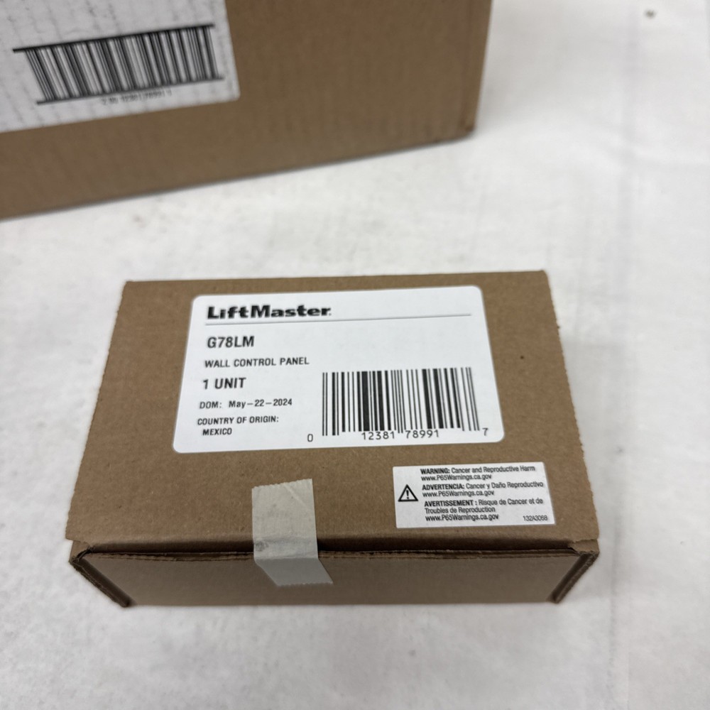 NIB - LiftMaster Multi-Function Control Panel Light w/ Manual # G78LM 78LM