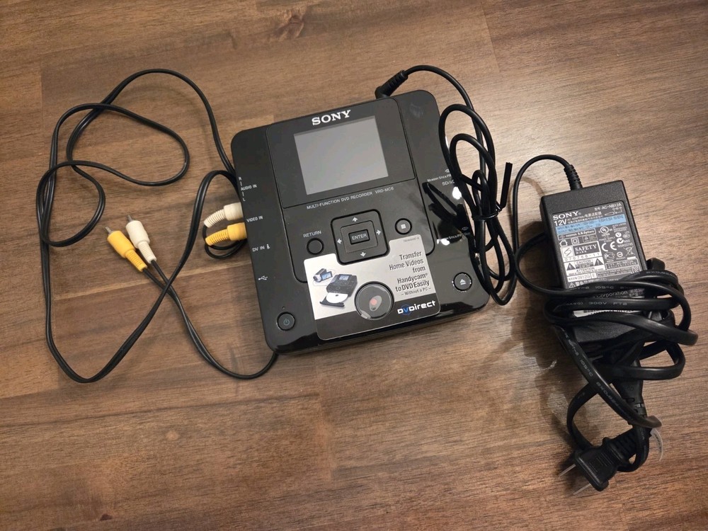 Sony DVDirect VRD-MC6 Multi-Function DVD Recorder - Functional W/ Charger!