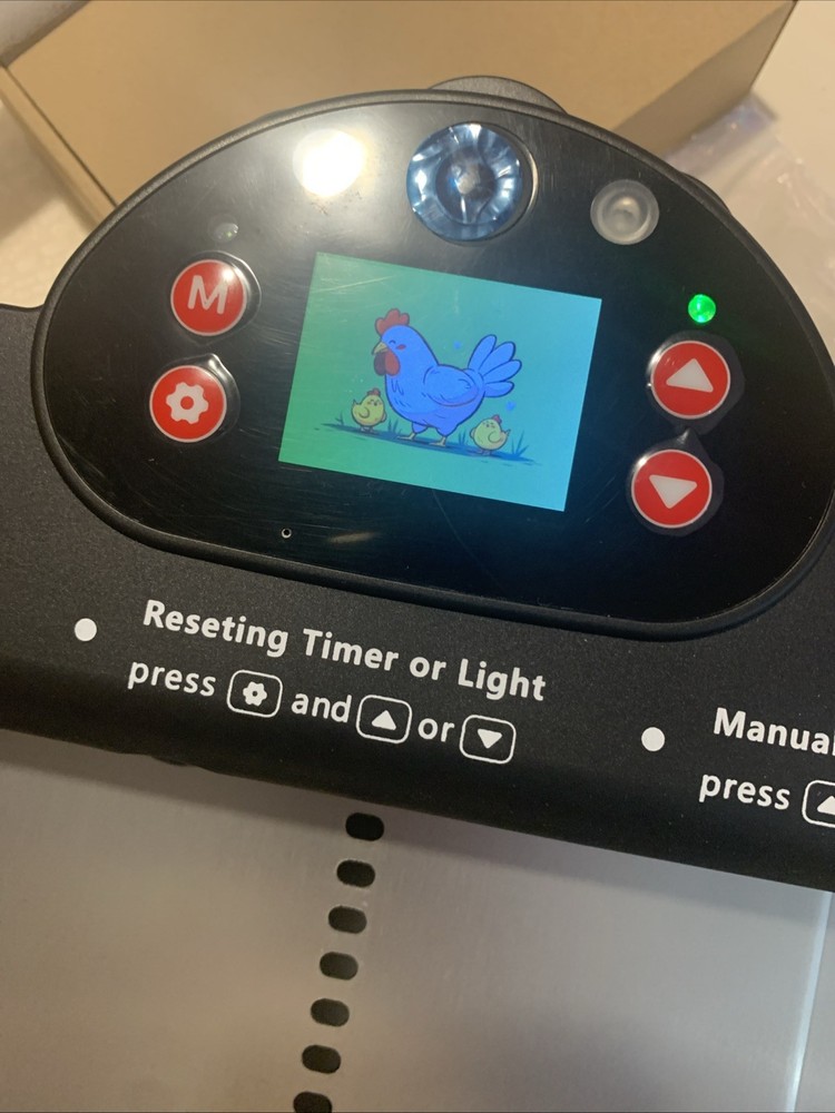 Solar Powered Automatic Chicken Coop Door with Timer/PIR Sensor Modes