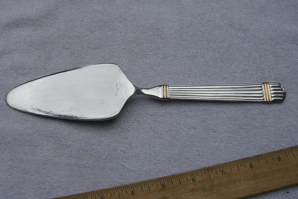Roberts & Belk Stainless GOLD ESPIRIT Pattern PIE / CAKE SERVER-NR