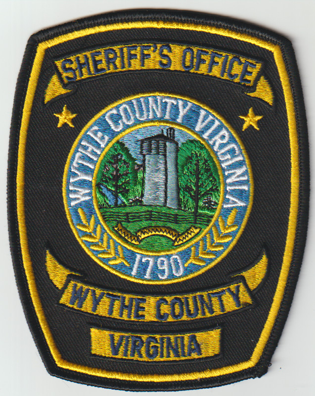Wythe County VA non shield shape patch