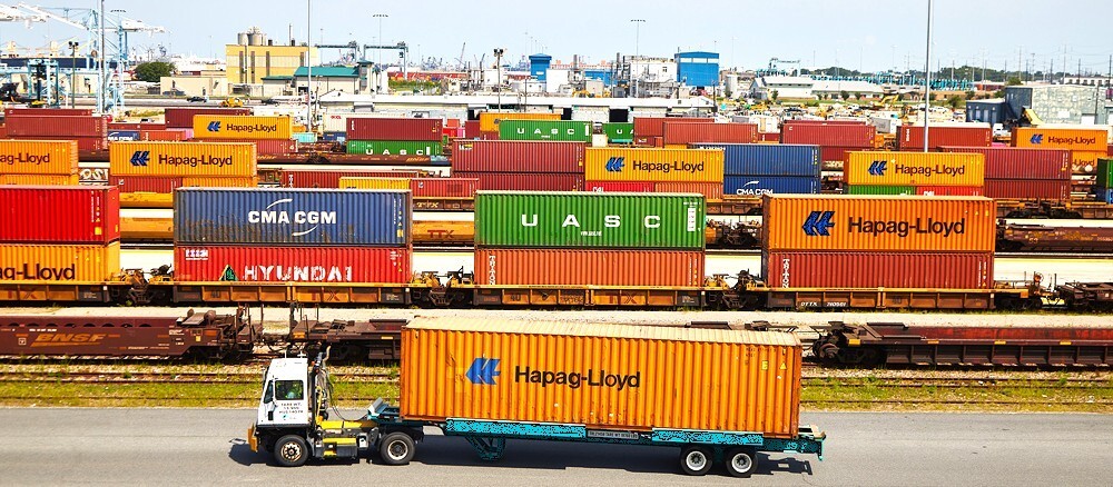 HO Scale Building Background Flat / Front 2D, "R.R. Container -4  BACKGROUND!!!