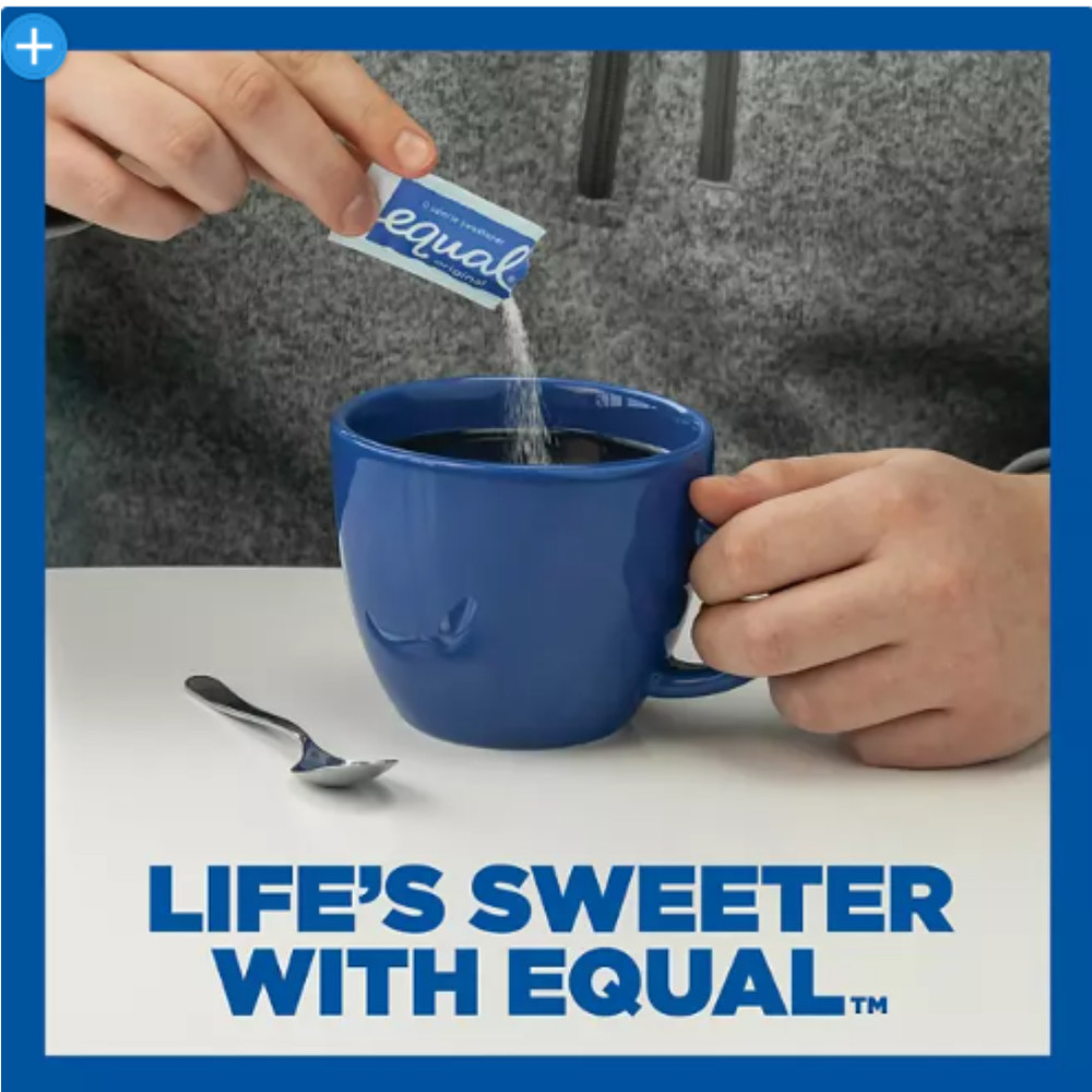 Equal Zero Calorie Sweetener Packets 1000 ct