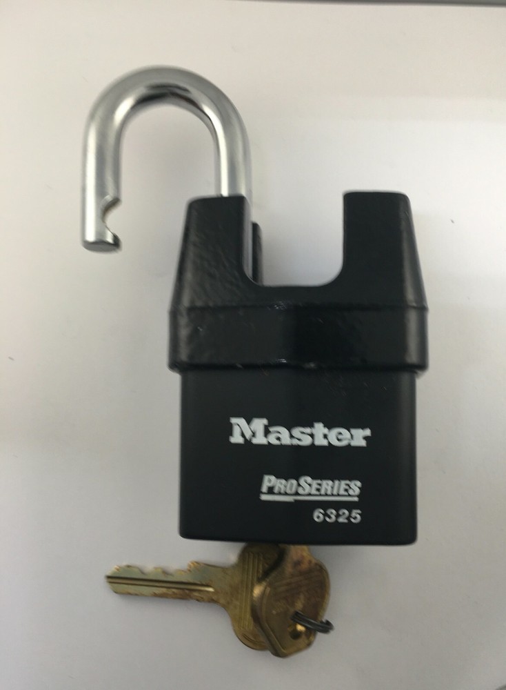 Master Lock Padlock 6325KA Re-Keyable M25 Keyway