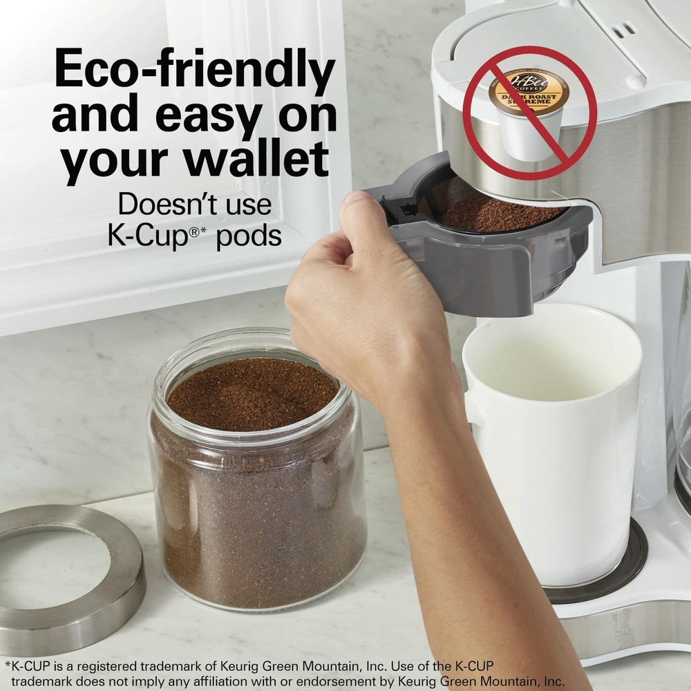 Cafetera programable de 12 tazas, cafetera de goteo regular y fuerte