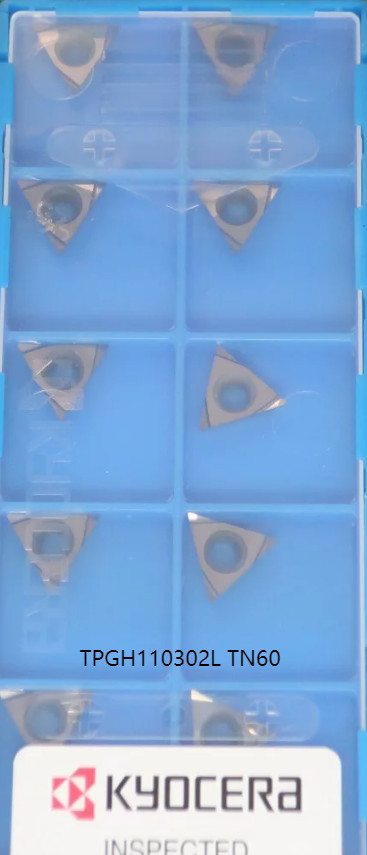 10 PCS  ORIGINAL  INSERTS TPGH110302L TN60