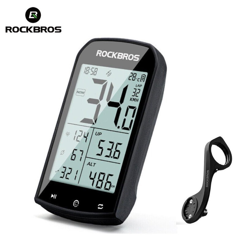 ROCKBROS M1 Bike Computer ANT+ GPS Speedometer with Bluetooth 2.9"LCD Waterproof