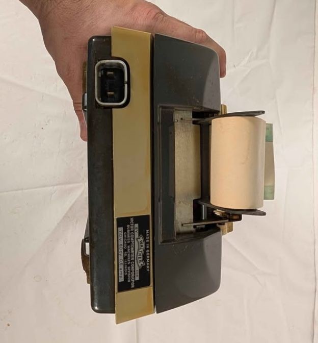 Walther Comptograph Adding Machine Model 12CL Vintage Mechanical Printing Office