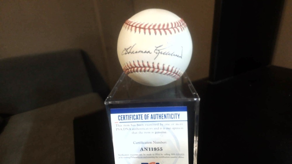 Harmon Killbrew signed OALB PSA authenticated