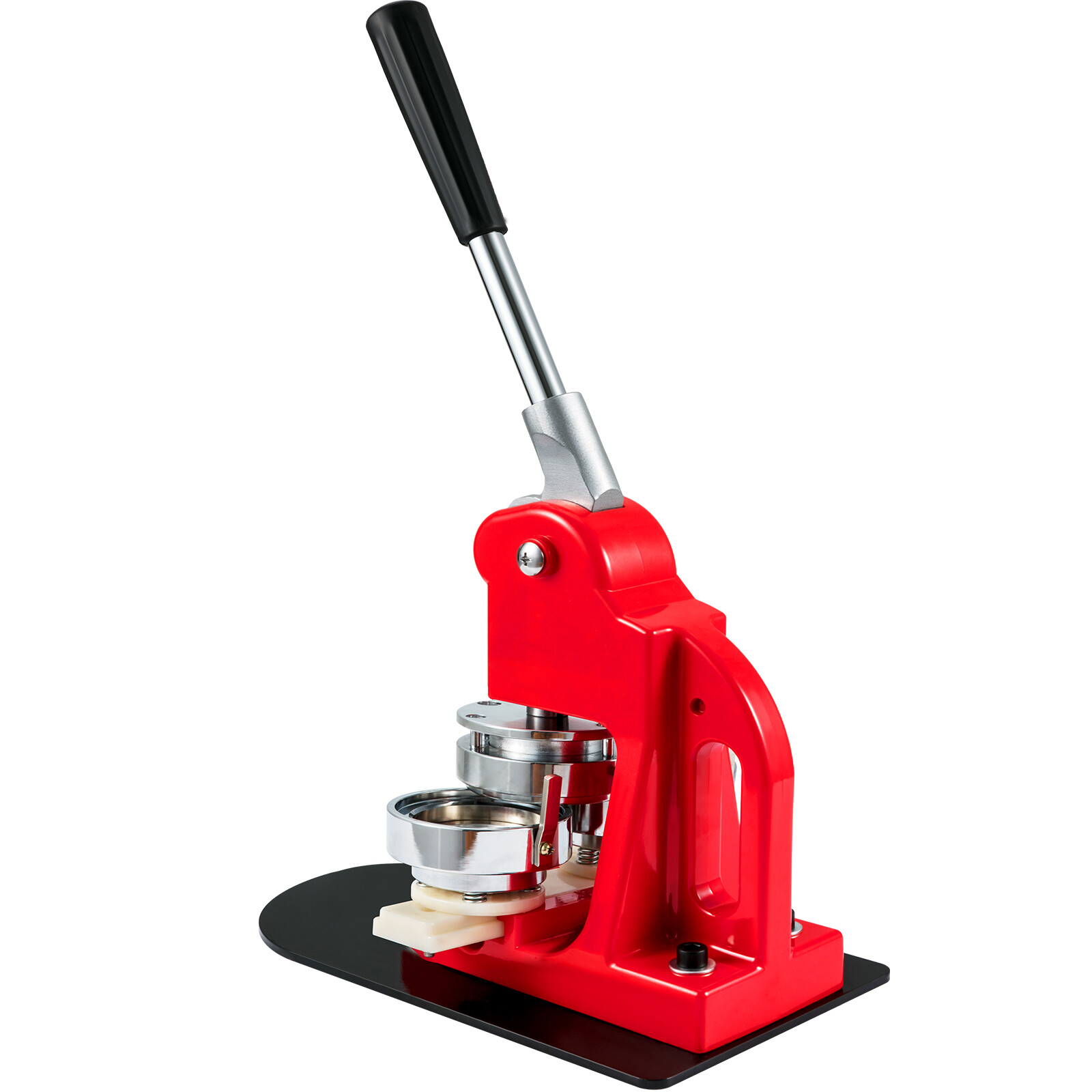 VEVOR Button Maker Machine Badge Pin Machine 2.25" 58MM 500 Free Parts Press Kit