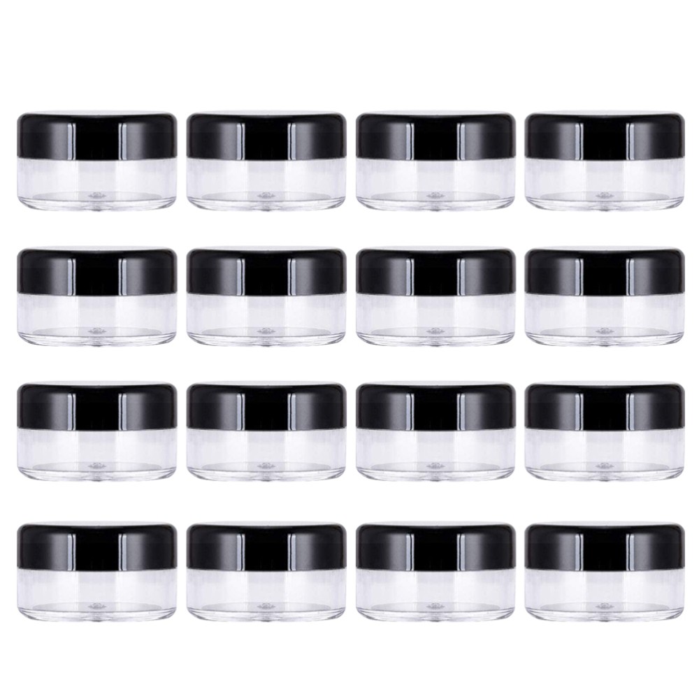 60 Pcs Empty Sample Containers Makeup Storage Jars Cosmetic Round Pot