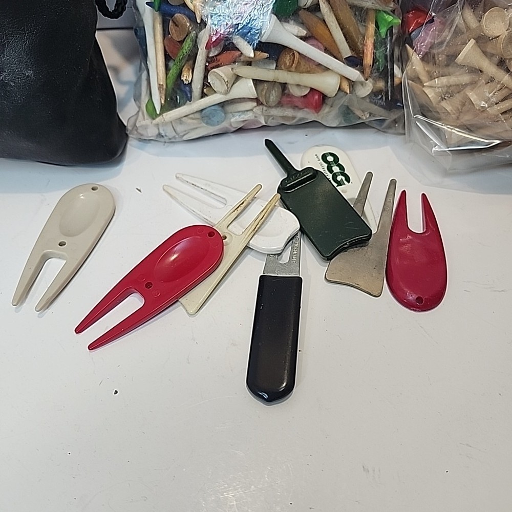 bulk golf tees used Diffrent Brands Some New