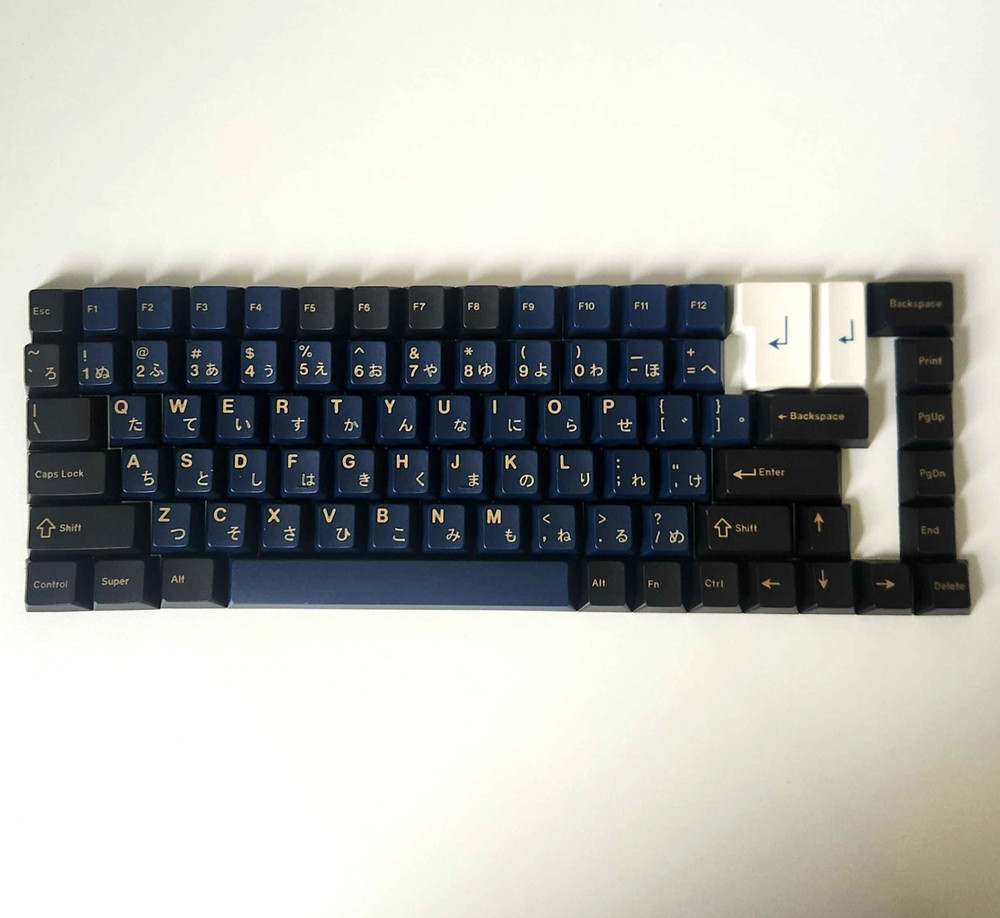 DROP + GMK RedSuns Blue Samurai Base Keycap Set — 84 Keys • Cherry Profile •