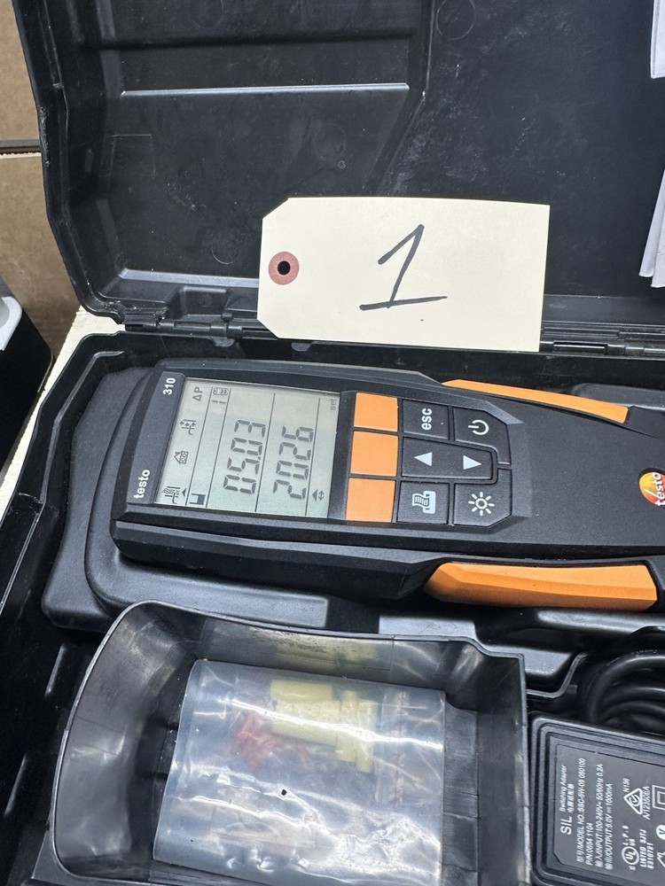 Testo 310 Residential Combustion Analyzer kit no printer