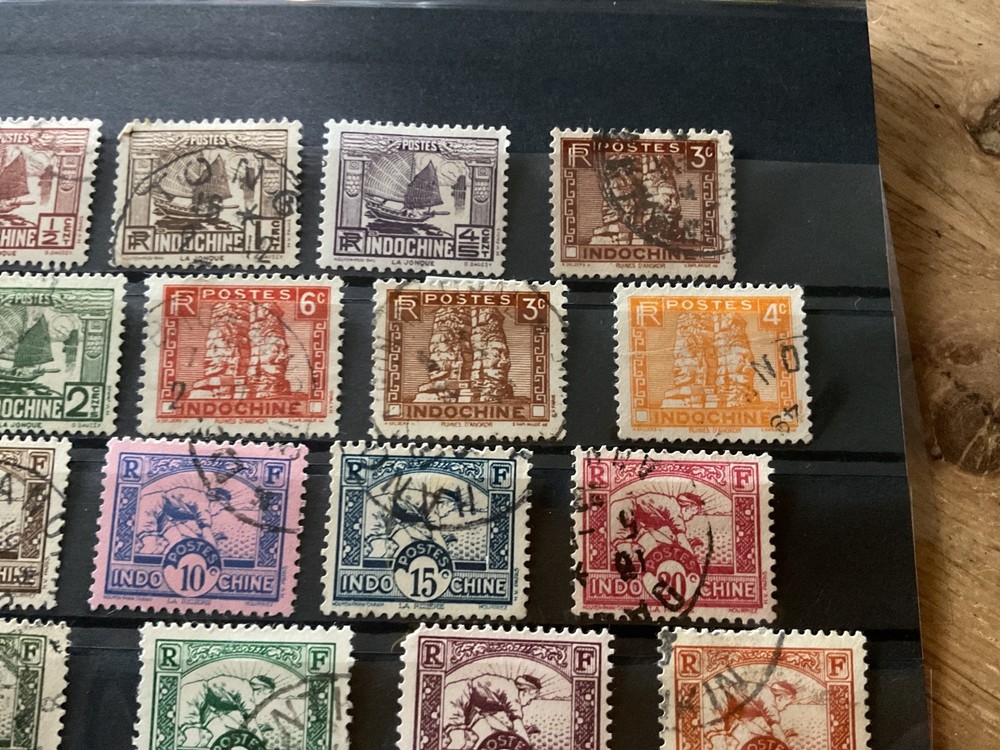 Indochina mounted mint or used stamps B2343