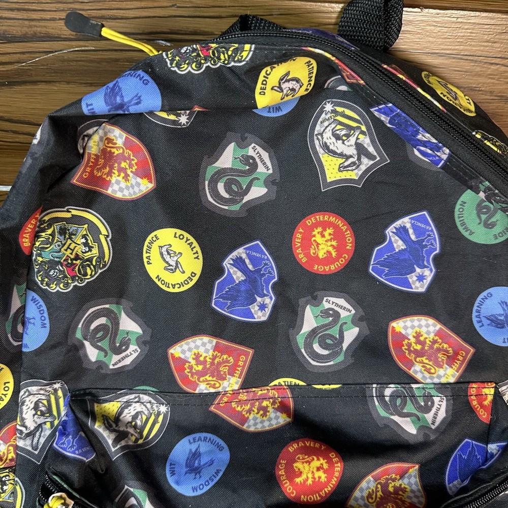 Harry Potter Badge Backpack School Bag Hogwarts Wizard Daniel Radcliffe