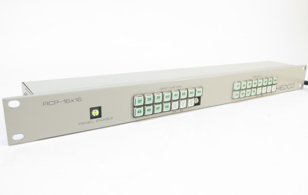 HEDCO RCP-16x16 Remote Programmable Panel with Power Cord