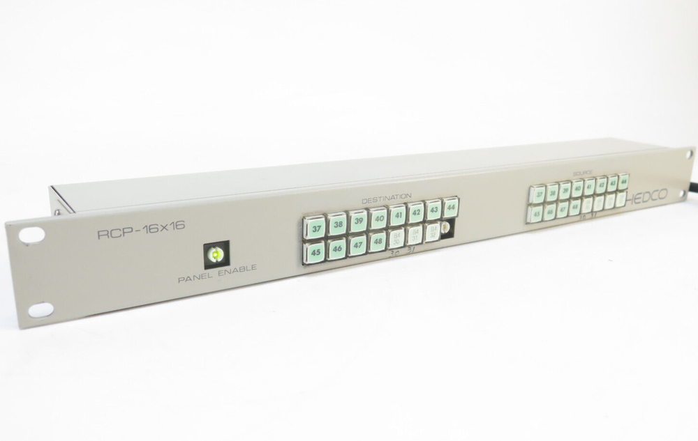 HEDCO RCP-16x16 Remote Programmable Panel with Power Cord