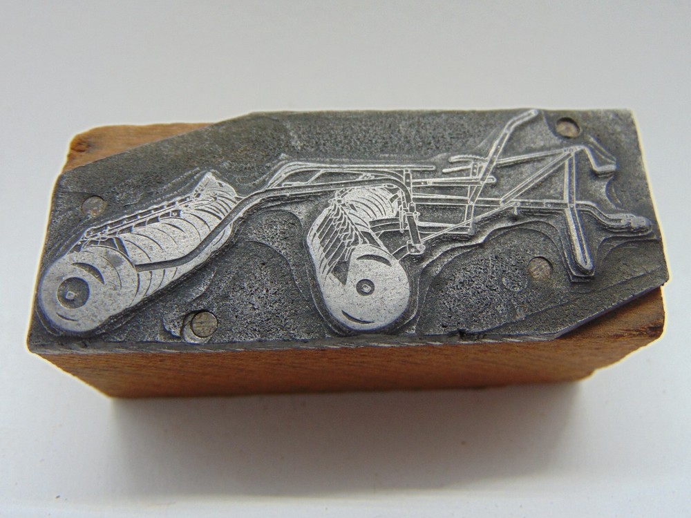 Printing Letterpress Printers Block Tractor Disc Implement
