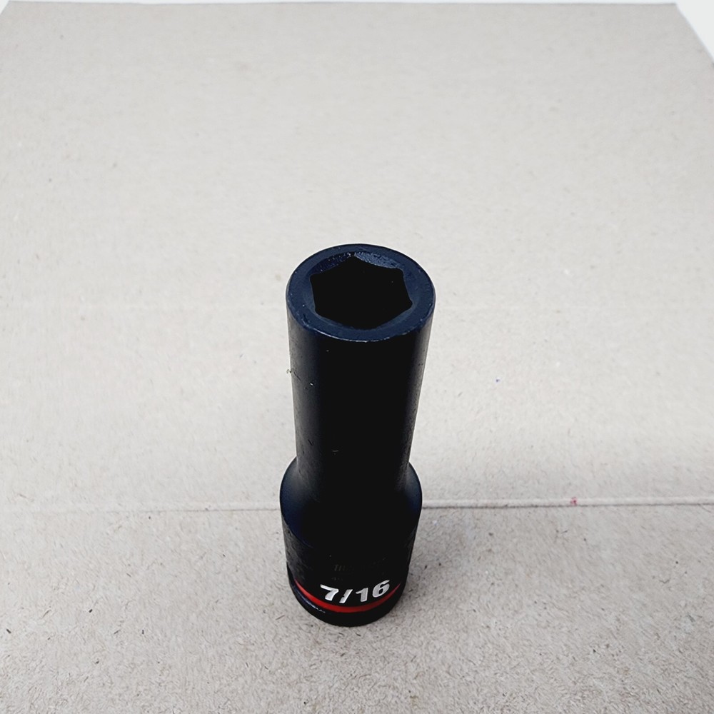 Milwaukee Tool 49-66-6221 1/2" Drive Deep Impact Socket 7/16 In Size, Deep