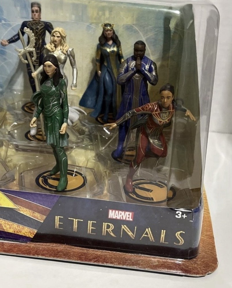 NEW Disney Marvel Eternals Deluxe 10 Action Figures Set Playset Figurine