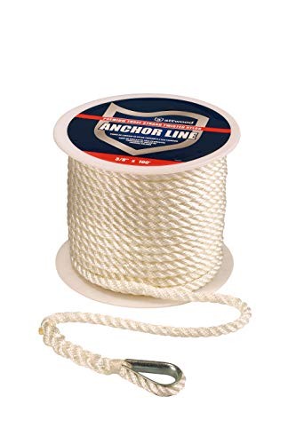 Nylon Twisted Anchor Line with Thimble