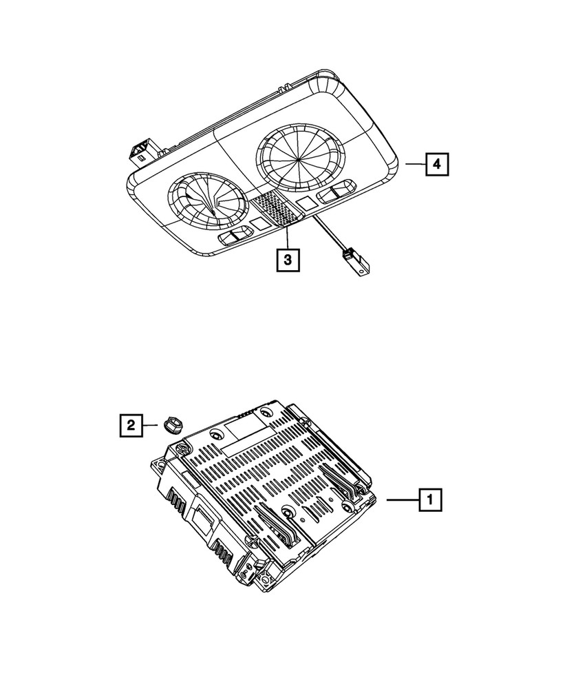 Genuine Mopar Blue And Me Module 68238399AC