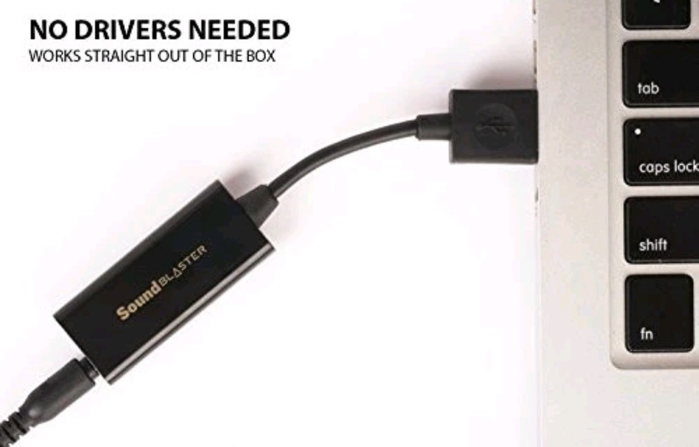 Creative Labs Sound Blaster Play! 3 External USB Sound Adapter, Windows & Mac