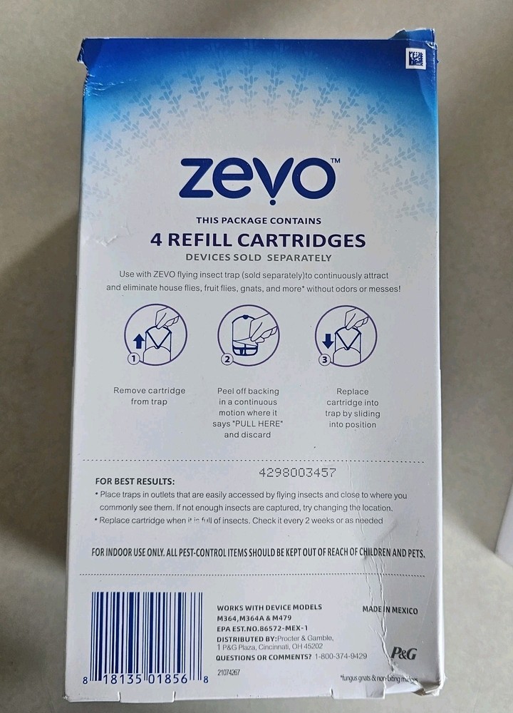 Title: Zevo Zapper Refills – 2Pack, 4 Cartridges
