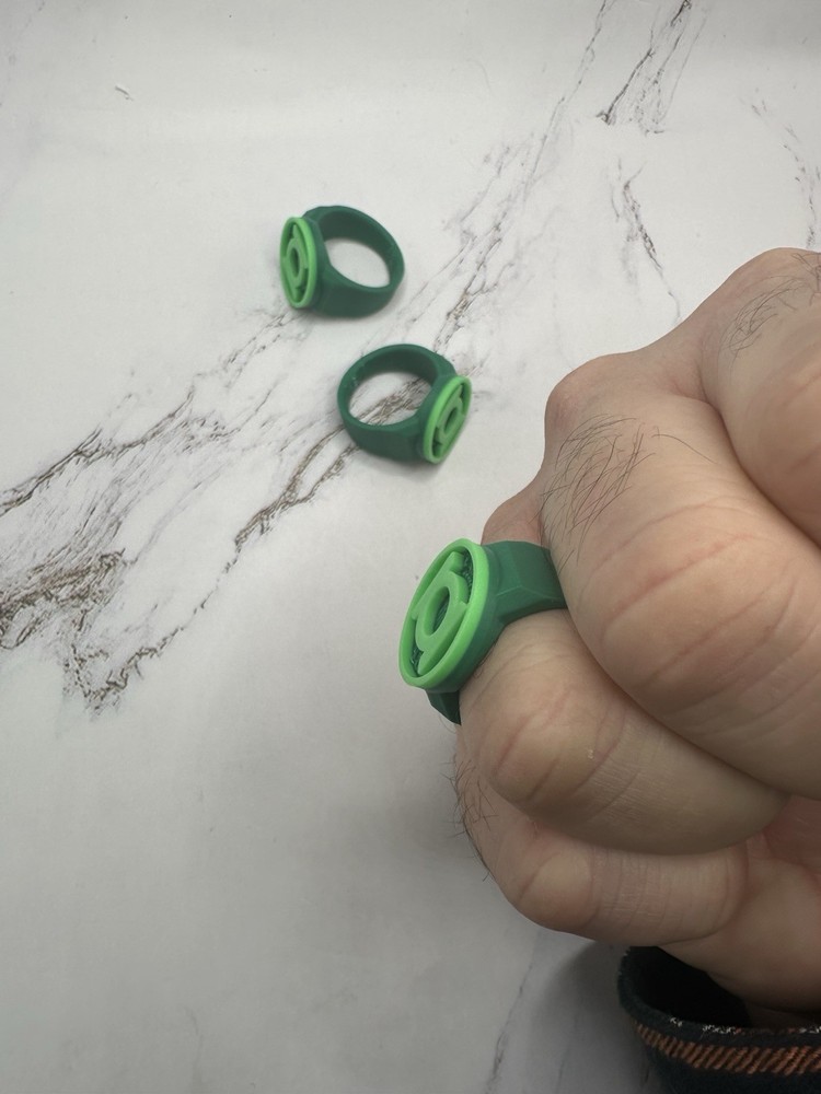 Green Lantern Ring Replica | DC Inspired Power Ring | Cosplay Prop | Display