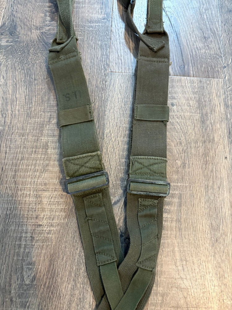 US Army M1945 Combat Field Pack Suspenders WWII