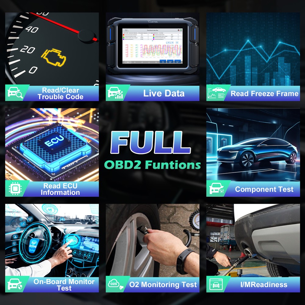 VDIAGTOOL VD70 All System Diagnostic Scanner Bidirectional Tool Configuration