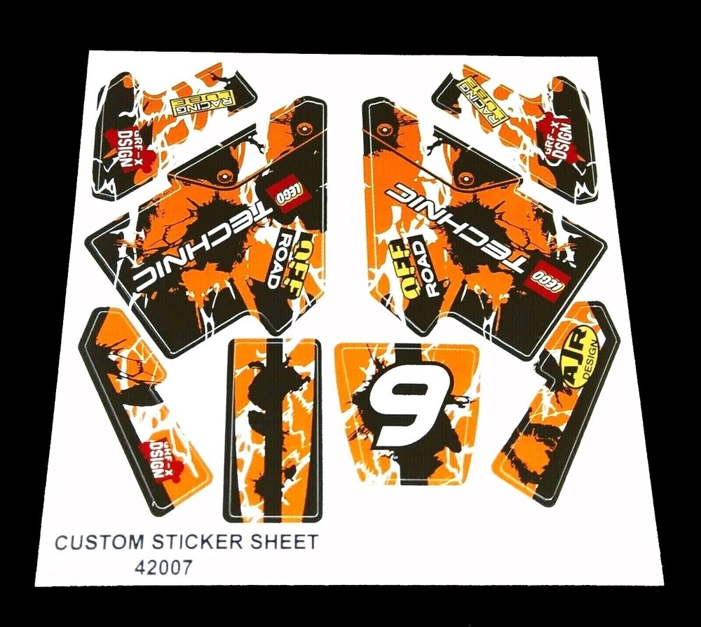 Custom Decal for 42007 Replacement Sticker