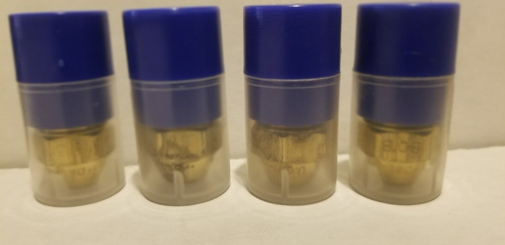 FOUR (4) 2.00-80B SOLID DELAVAN OIL BURNER NOZZLES (Shipment Within 24 Hours)