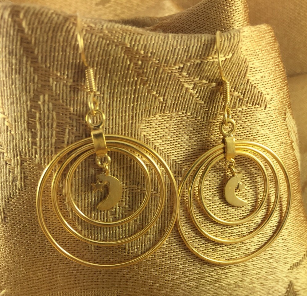 Handcrafted Gold Plated Earrings