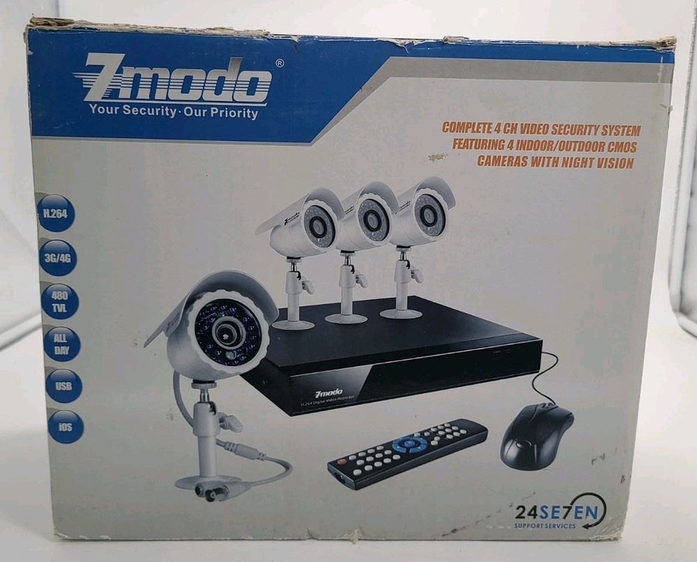 ZMODO wired security camera system