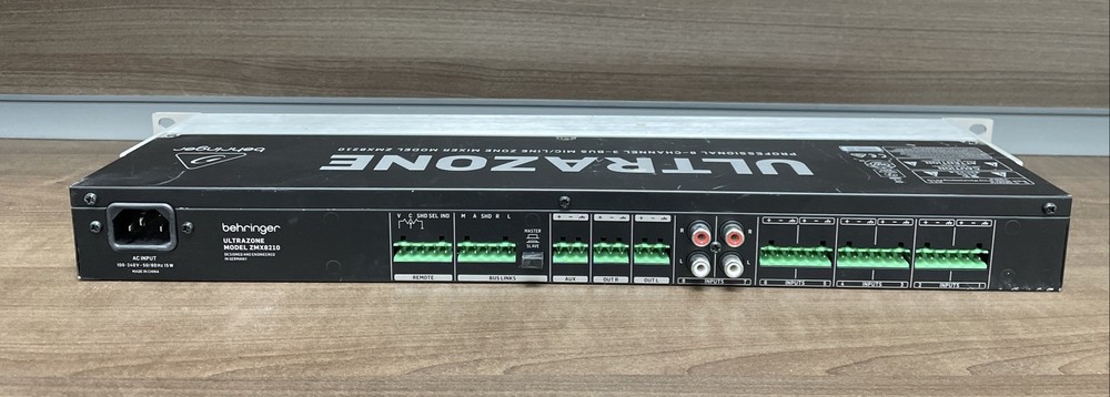 Behringer Ultrazone Rackmount Zone Mixer - ZMX8210