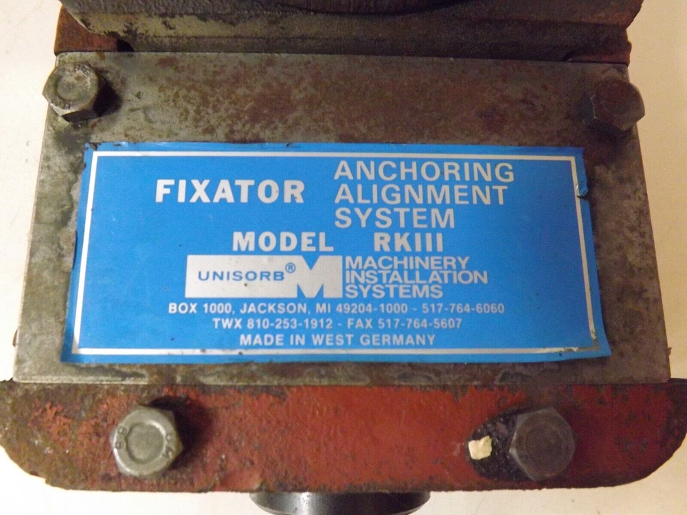 UNISORB MODEL RKIll FIXATOR, ANCHORING ALIGNMENT SYSTEM W/ PAD & RING