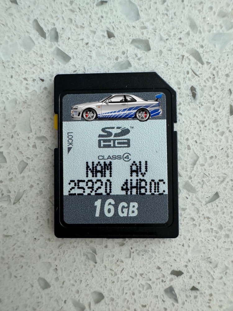 SD Navigation CARD MAP MEMORY 25920 4HB0C
