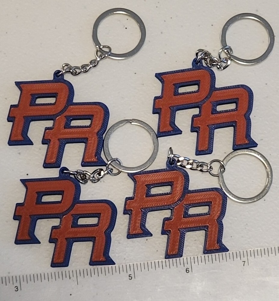 Puerto Rico Baseball Keyring
