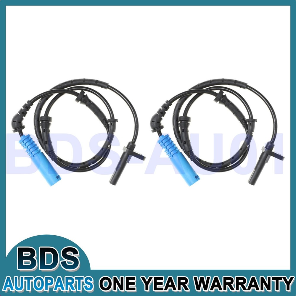 2pcs Rear Left + Right ABS Wheel Speed Sensor For BMW 5 6 series E60 E64 E63
