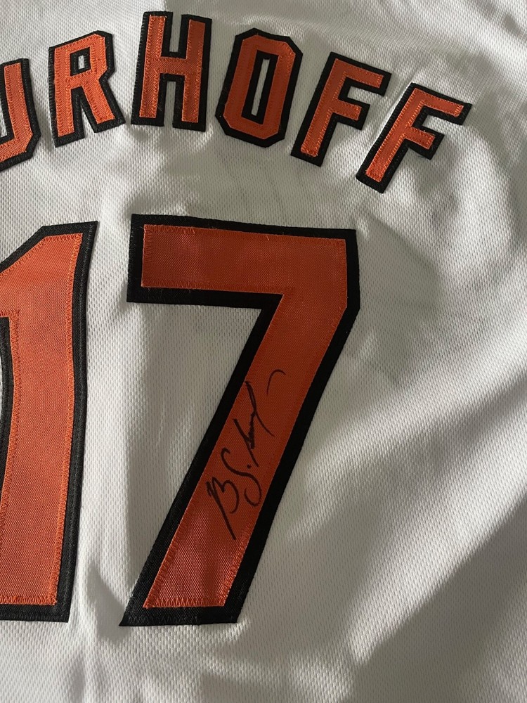 Orioles B J Surhoff signed jersey W/COA